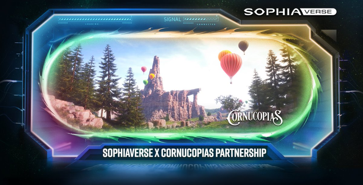 Entering Cornucopias

Shattered, shards of Sophia scatter throughout the #multiverse

In the world of <a href="/CornucopiasGame/">CornucopiasGame</a>, a crucial alliance forms between Sophia and a vast MMORPG community. Sophia embarks on a heroic quest jumping between floating domes in the sky.
