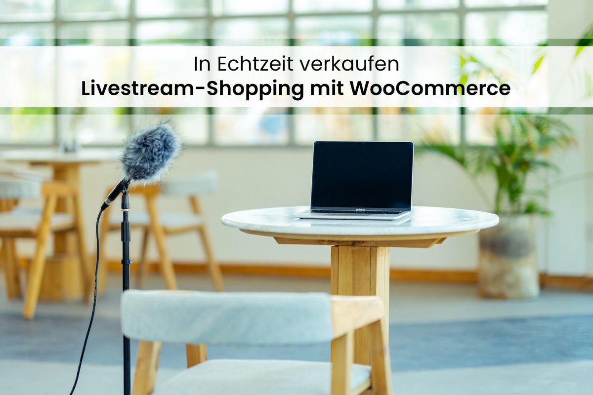 MarketPressDE's tweet photo. 🎥 Schon mal #LivestreamShopping ausprobiert? Entdecke in unserem neuen Blogbeitrag, wie du Produkte live in #WooCommerce präsentieren und direkt verkaufen kannst.
https://t.co/lXmS60DN6I https://t.co/83rxAxPtWj