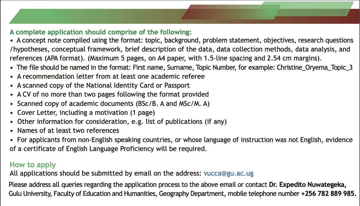 theGICnetwork's tweet image. Do you want to work on climate change in conflict affected settings?  3(!) interesting PhD opportunities on Vulnerability and Climate Change Adaptation with Gulu University and IFRO/University of Copenhagen - both GIC partners. ifro.ku.dk/english/about_…