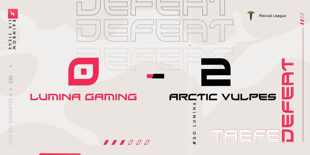 [ <a href="/RevivalLeagueR6/">Revival League</a> ]

Our team suffers defeat - We gotta ramp it up soon 👀

GG to @Arctic_esportz