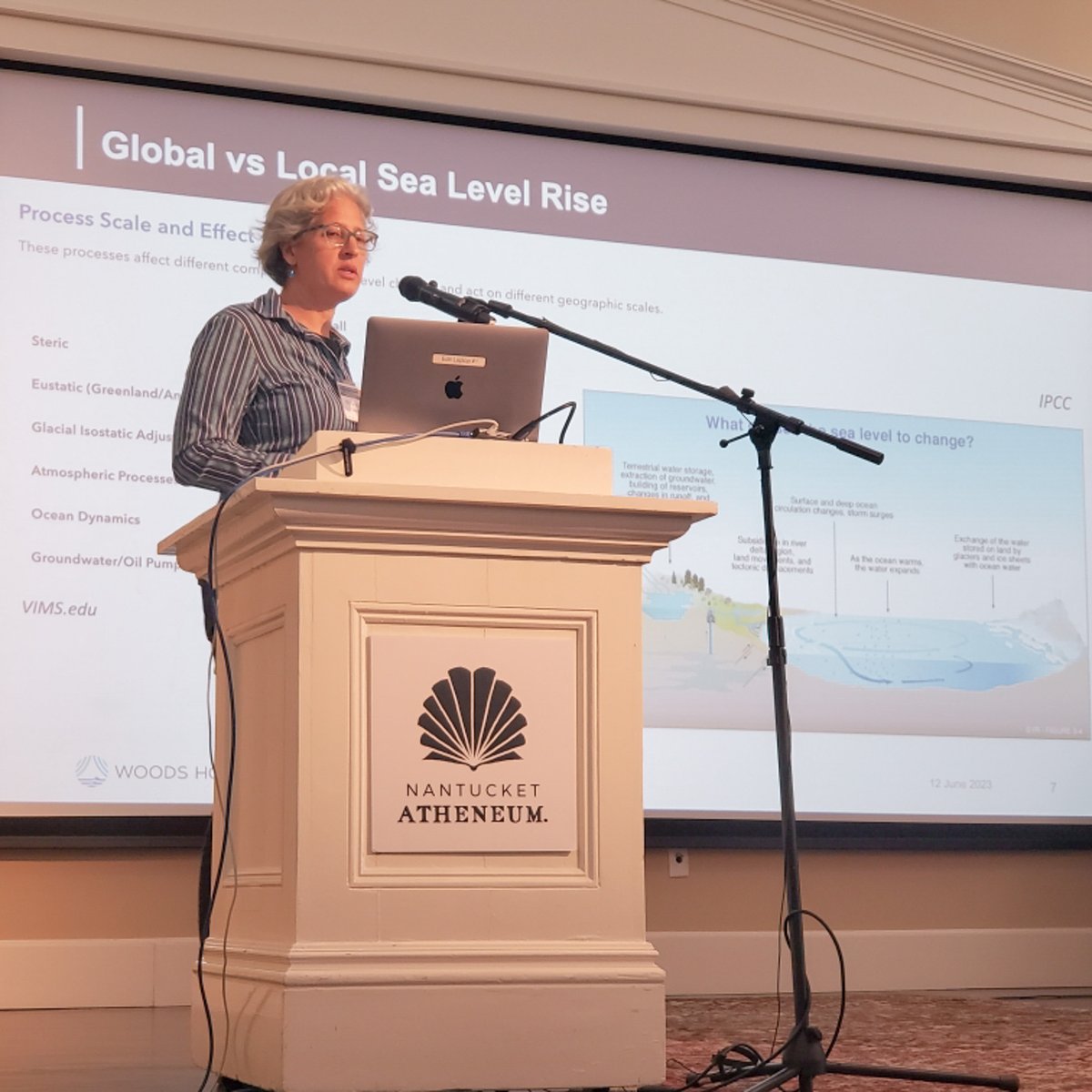 TownofNantucket's tweet image. Nantucket Coastal Conference is underway with the keynote address from Dr. Sarah Das from Woods Hole Oceanographic Institution. @WHOISeaGrant @ACKNlc @ackconservation @acklibrary

#Nantucket #CoastalConference