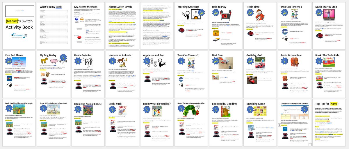 I've been building up some switch development stuff on the @cenmac website. New to download is an activity book designed to help teachers &amp; classroom assistants identify activities to help engage pupils on their journey to scanning. cenmac.com/wp-content/upl… cenmac.com/resources/deve…