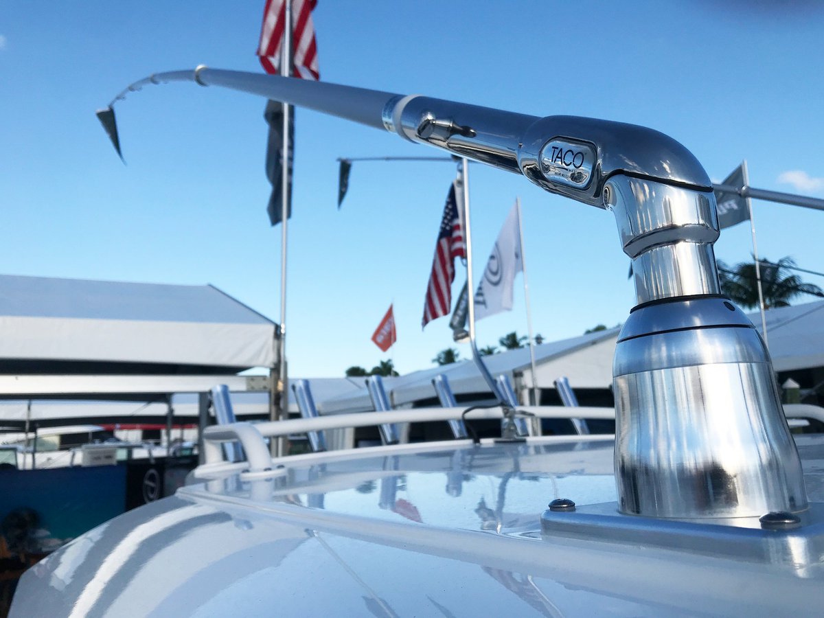 taco_marine's tweet photo. Ready for some serious fishing with TACO GS-390 Outrigger Mounts! This mount allows anglers can easily deploy an outrigger’s vertical lift and horizontal rotation from the boat deck in rough seas. 
#tacomarine #gs390 #outriggermount #sportfishing #grandslam #onlythebest https://t.co/EST71pSRvi