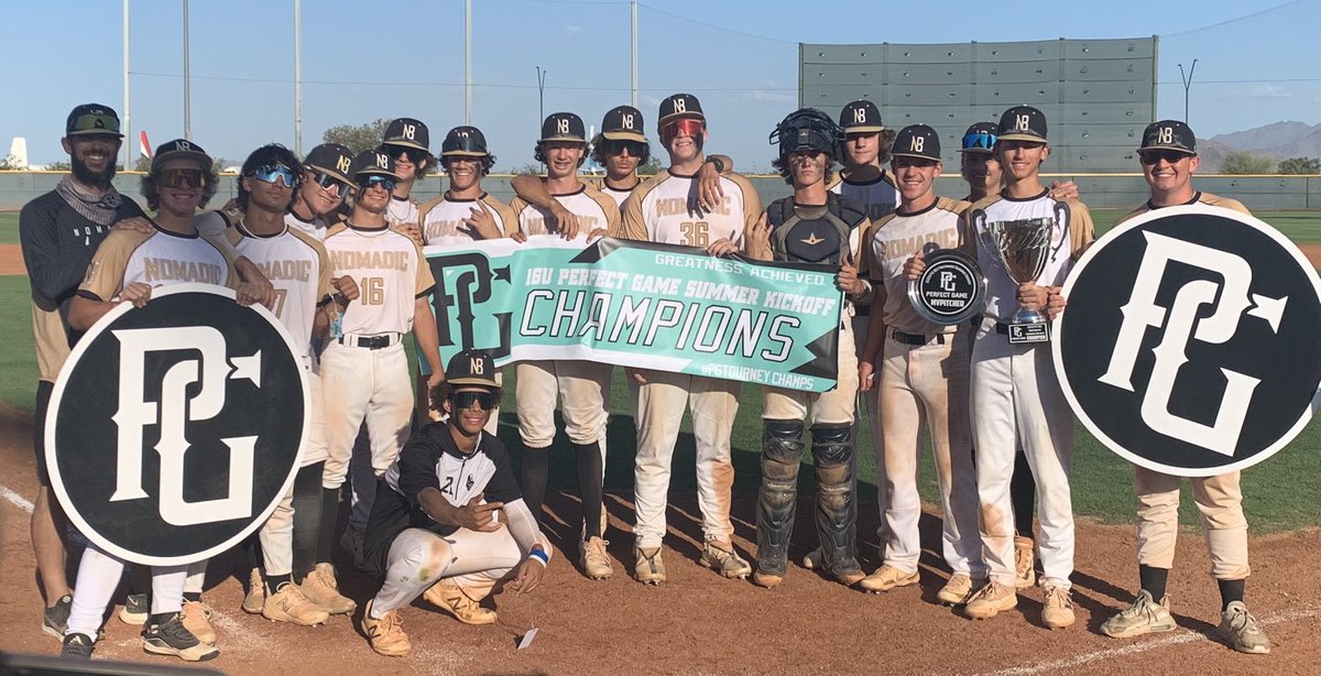 CoachNick_13's tweet photo. Nomadic 2025 Gold…

12 games, 8 days
11 wins, 1 tie, 0 losses
2 tournaments
2 Banners

Good start to the summer. On to the next one.
#beuncommon #family #nextpitch #azbaseball @PerfectGameUSA https://t.co/SgJlYRjSaC