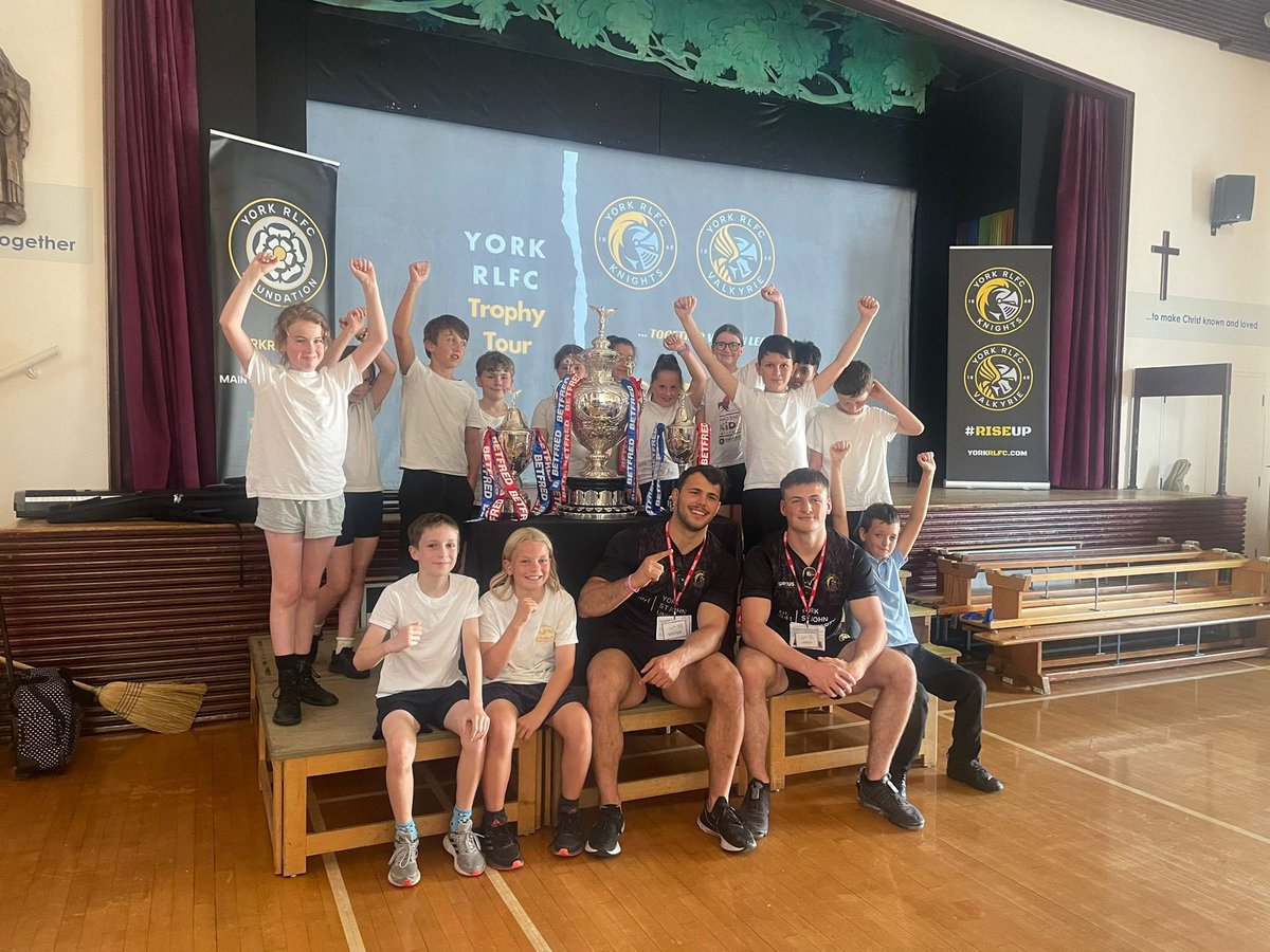 York RLFC Foundation (@yorkrlfcfound) on Twitter photo ๐ ๐พ๐๐๐ก๐ก๐๐ฃ๐๐ ๐พ๐ช๐ฅ ๐๐ง๐ค๐ฅ๐๐ฎ ๐๐ค๐ช๐ง ๐
York RLFC are thrilled to be touring all three <a href="/Betfred/">Betfred</a> <a href="/TheChallengeCup/">Betfred Challenge Cup</a> trophies ahead of the Quarter-Finals next Sunday!
<a href="/York_High/">York High School</a>, <a href="/KPSFeed/">Knavesmire Primary</a> <a href="/A_Y_J_S/">AYJS</a> and @AelredSt met the trophies today!
#RiseUp | #WeAreYork ๐ ๐พ๐๐๐ก๐ก๐๐ฃ๐๐ ๐พ๐ช๐ฅ ๐๐ง๐ค๐ฅ๐๐ฎ ๐๐ค๐ช๐ง ๐
York RLFC are thrilled to be touring all three <a href="/Betfred/">Betfred</a> <a href="/TheChallengeCup/">Betfred Challenge Cup</a> trophies ahead of the Quarter-Finals next Sunday!
<a href="/York_High/">York High School</a>, <a href="/KPSFeed/">Knavesmire Primary</a> <a href="/A_Y_J_S/">AYJS</a> and @AelredSt met the trophies today!
#RiseUp | #WeAreYork
