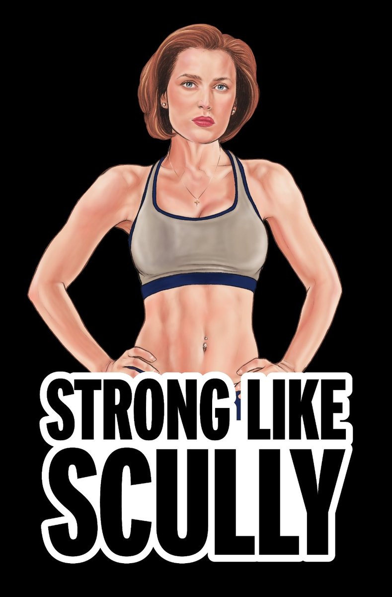 Strong Like Scully // #danascully #thexfiles #xfiles #fanart #redbubble #strongfemalecharacter #megdoesart