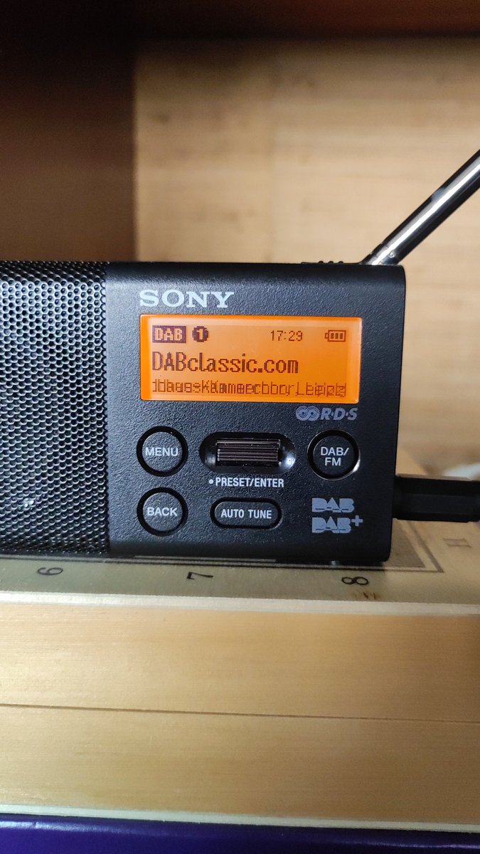 Una monada esta radio digital DAB+ de Sony #dabclassic #radiodigital #dabplus