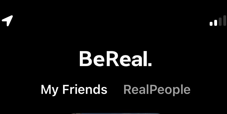 Be real having an area for RealPeople like my friends aren’t real
