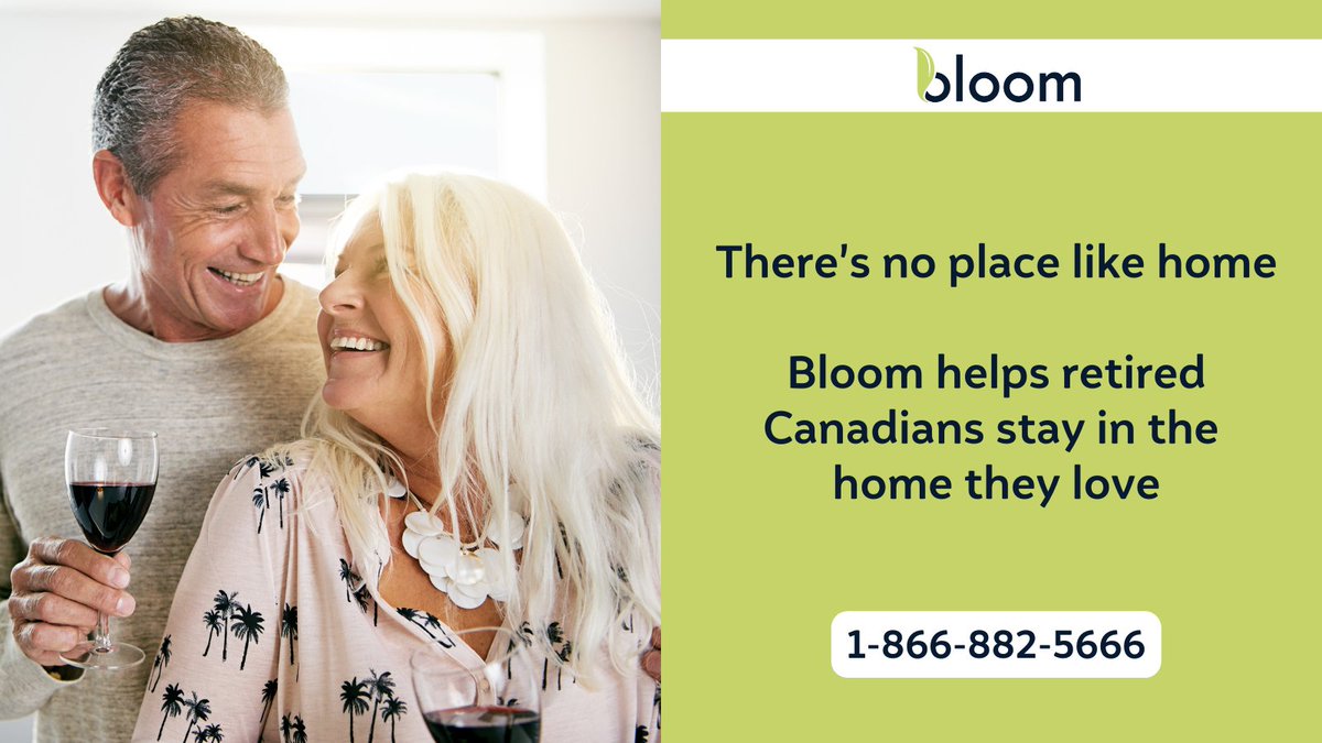 A reverse mortgage is a simple, smart way to access the wealth you’ve built in your home.

Access up to 55% of the value of your home, while continuing to own 100% of your home.

Unlock your wealth: 1-866-882-5666 or 
welcome.bloomfin.ca

#reversemortgage #personalfinance