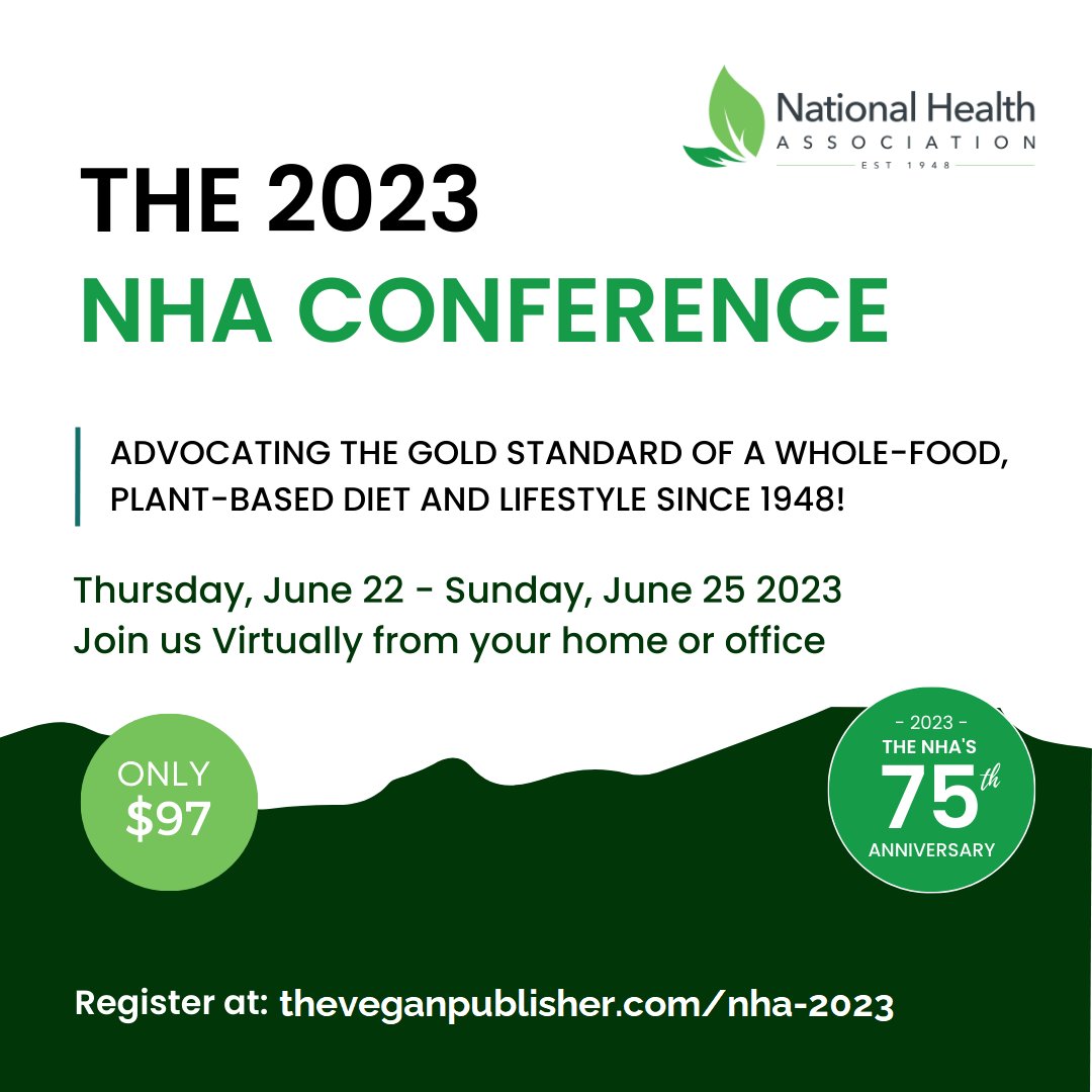 Excited to attend the NHA 75th Anniversary Conference and discover new plant-based recipes and cooking techniques.  theveganpublisher.com/nha-2023 
#NHA #plantbased #cookingtips #NHA75thAnniversary

#NutritionEducation