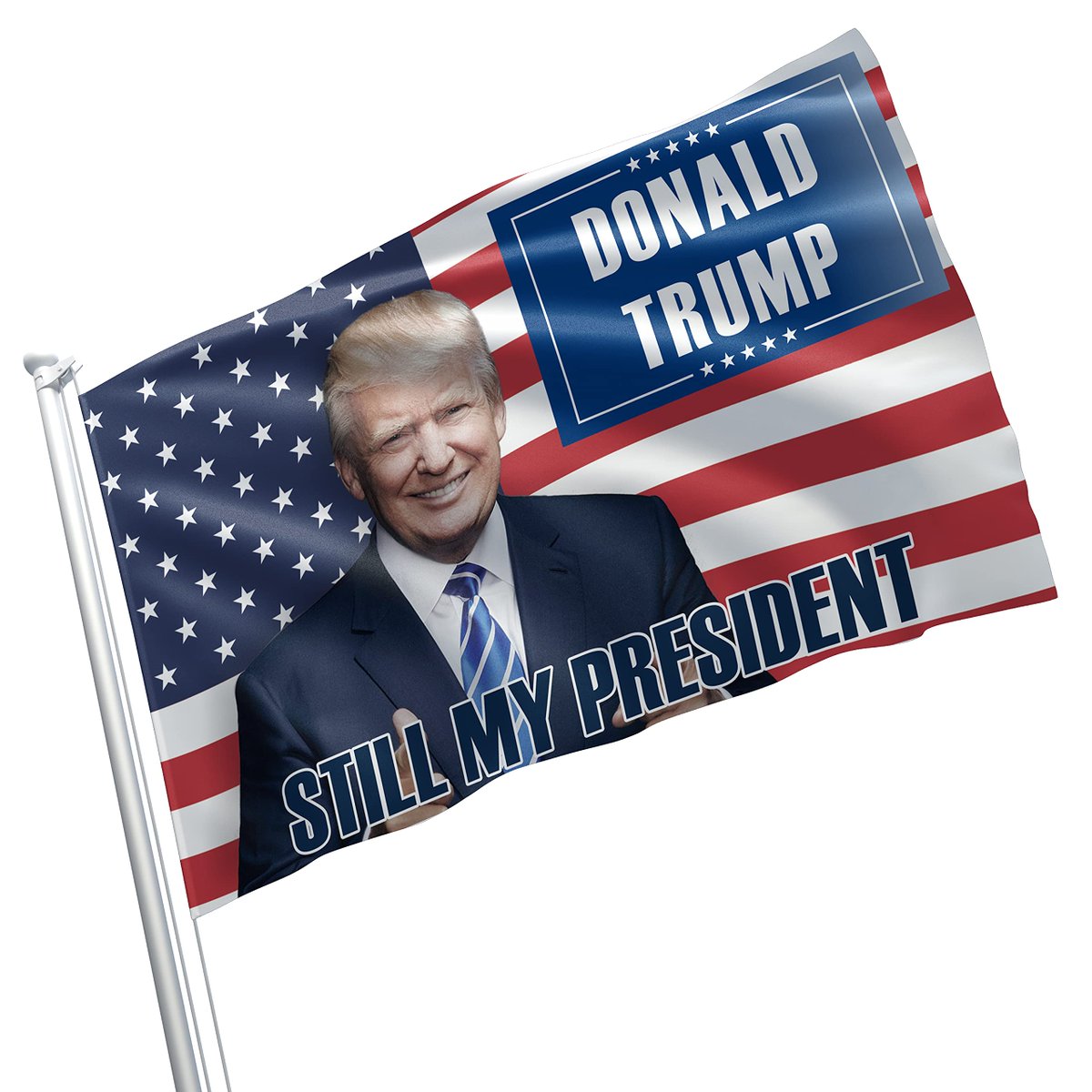 AbrahamLCNM's tweet photo. @FoxNews Aren't you the same crowd that has never had a problem with violations of the flag code like this? https://t.co/5zDkq4dUy4