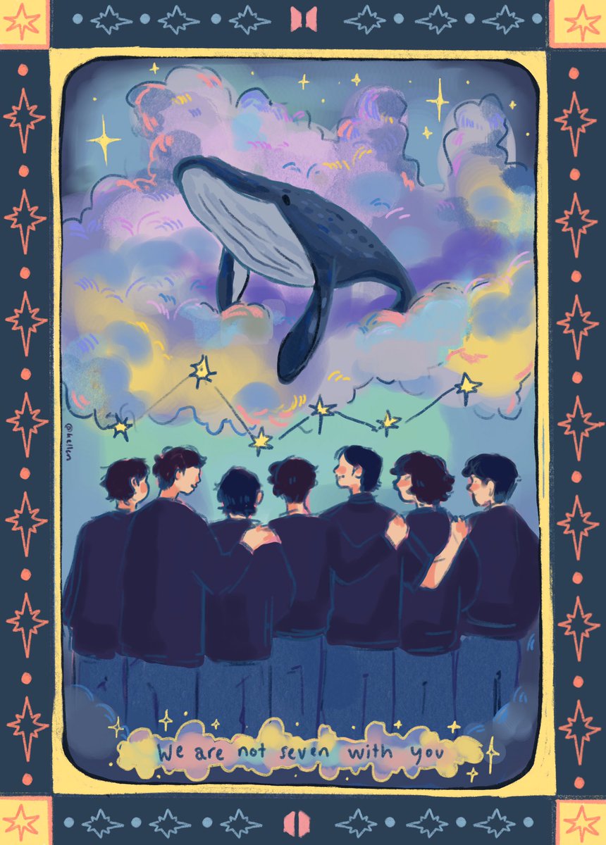 #BTS10thAnniversary 🐳🌟
« What a relief we’re seven »
#BTSFESTA