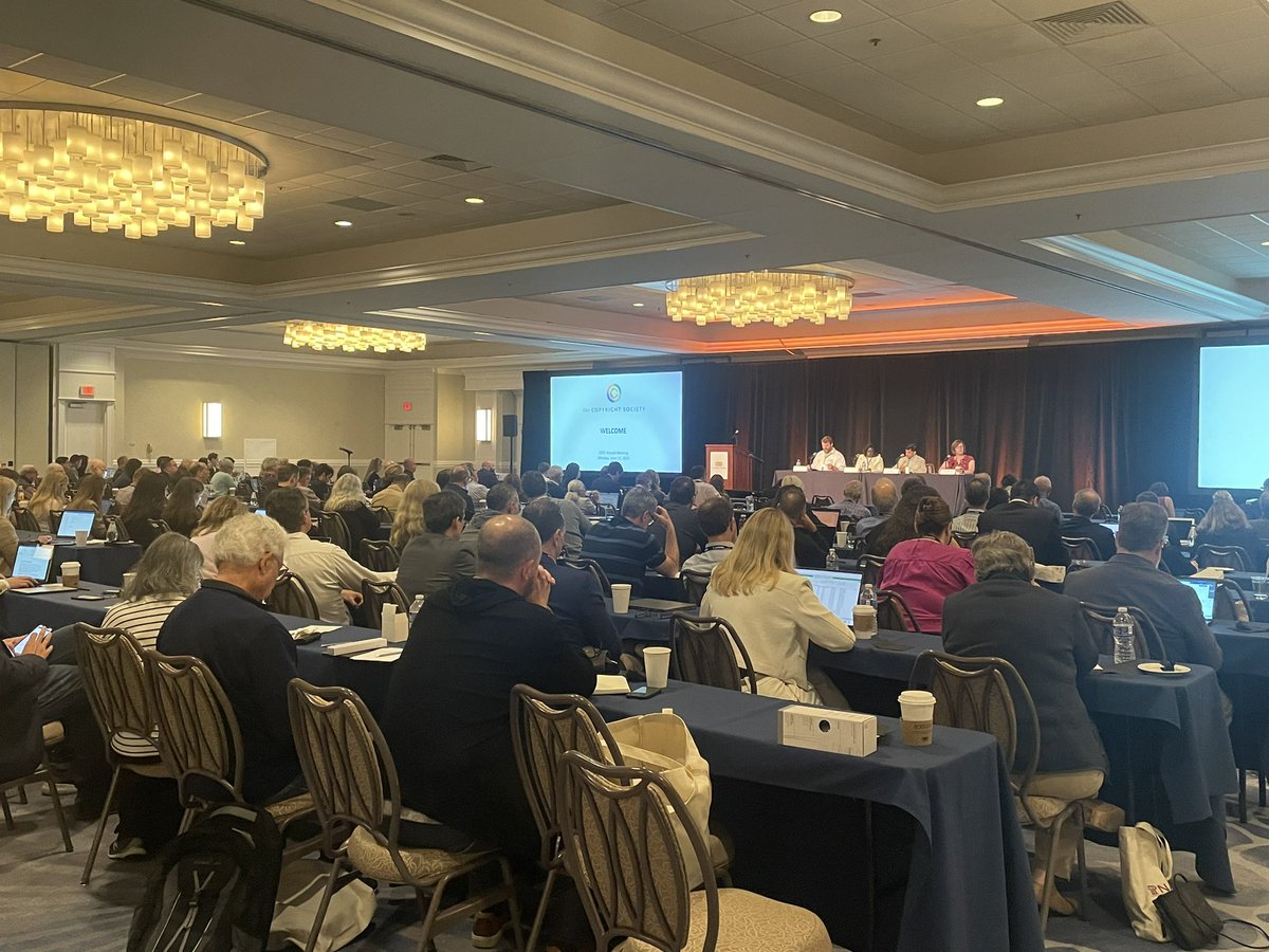 copyrightsoc's tweet photo. So great to see a full house for the 2023 Annual Meeting! #copyrightAM #CopyrightSociety https://t.co/R8bbUv8aBA