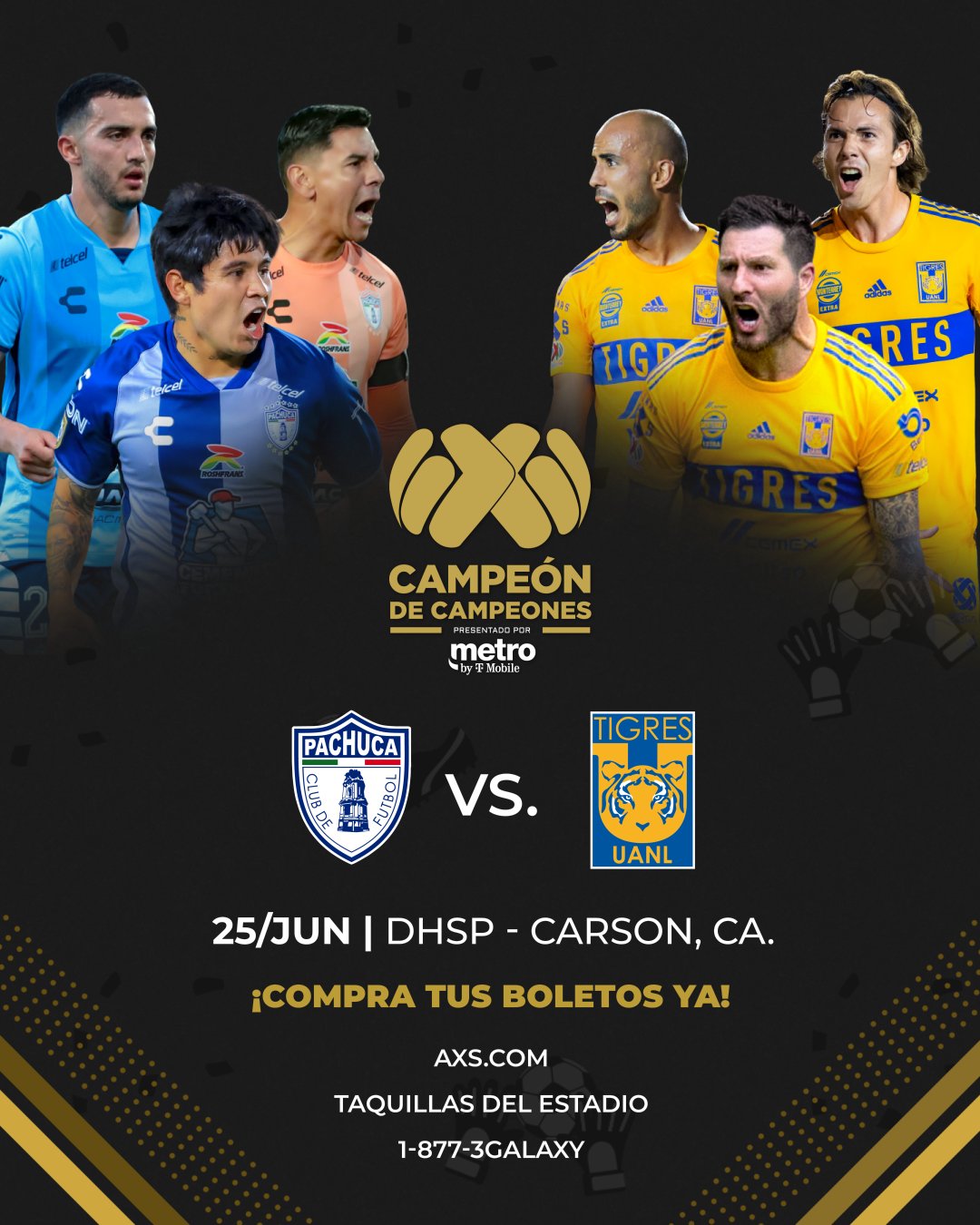 Tigres Vs Pachuca Campeon De Campeones Donde Ver