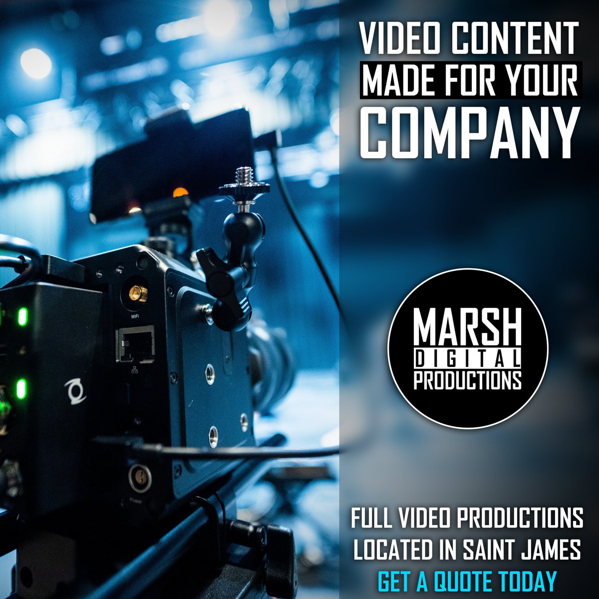 MarshDigitalPro's tweet photo. This weekend we are starting a major video shoot on Long Island.  For this project we are adding audio into the mix with the robotic crane.  Big event scene with a lot of moving parts.  Very exciting times!  #videoproduction #productioncrew #LongIsland #NewYork https://t.co/7pjGg23ASV