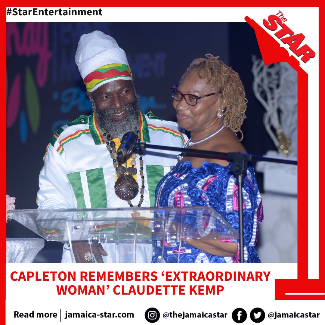 #StarEntertainment: Reggae artiste Capleton is talking through his pain following the death of his beloved manager, Claudette Kemp, last Friday. He hailed her as an 'extraordinary woman' who was loved by everyone.

Read more: rb.gy/ffxy8