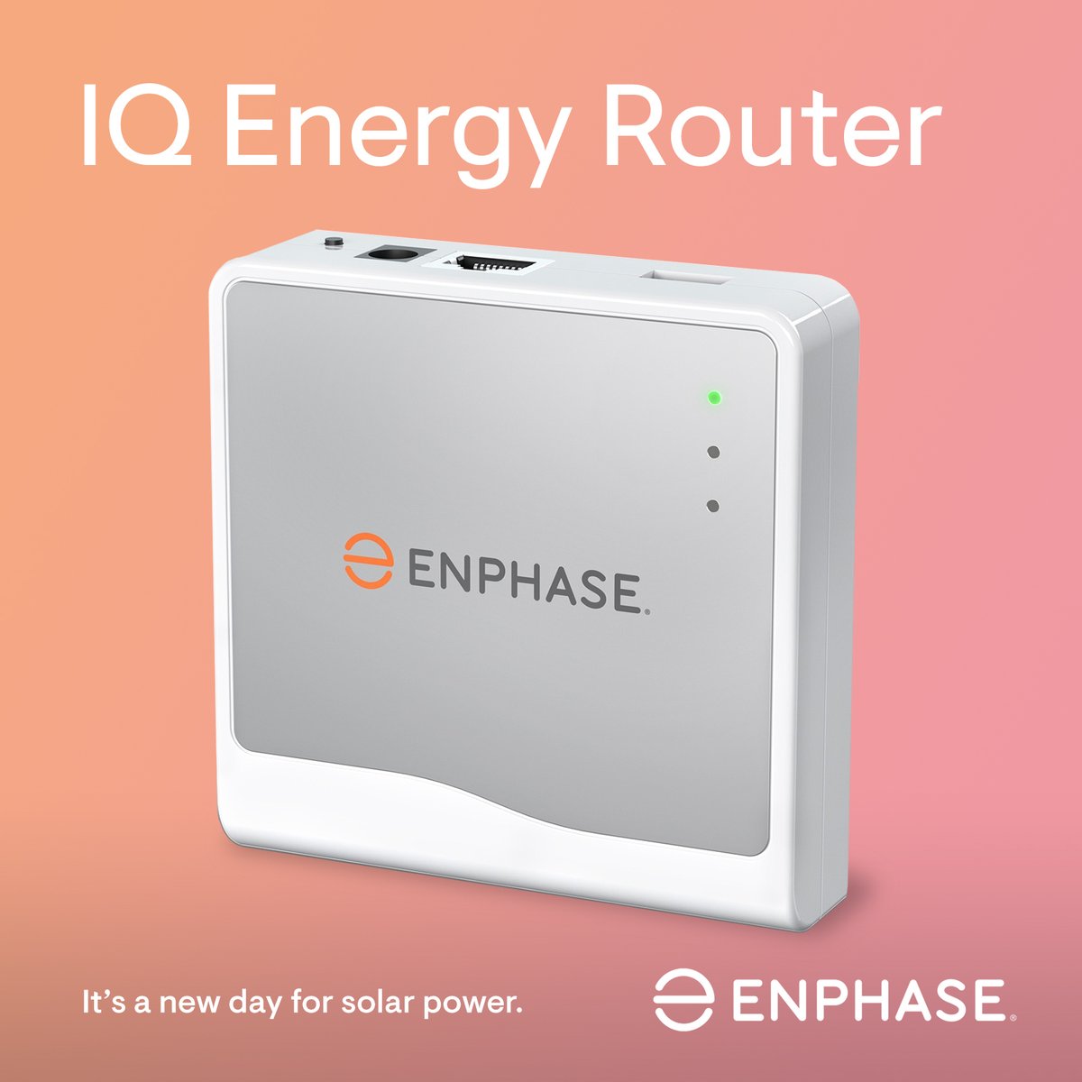 Enphase's tweet photo. It’s a new day for solar power in Germany and Austria. The Enphase IQ Energy Router enables the integration of Enphase solar and battery systems with EV chargers and heat pumps. Homeowners now have a home energy system that truly revolves around them.

https://t.co/BzW4aG13zl https://t.co/26PJ2ot4RI
