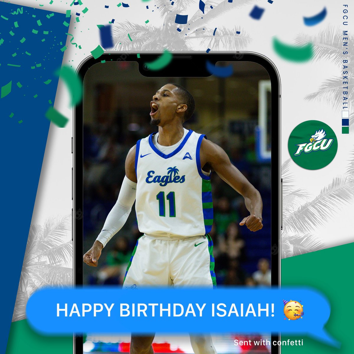 Mood for I.T.’s birthday 🥳 

Have a great one!

#DunkCity | #Attitude | #FGCU 🦅🌴🤙