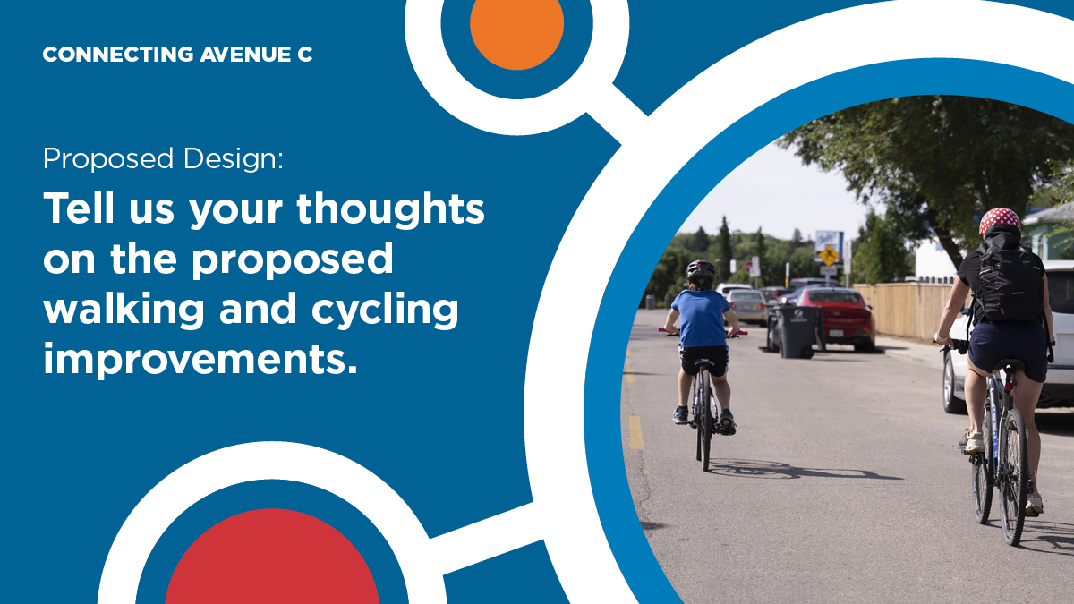 cityofsaskatoon's tweet image. 👀 Are you looking for more information on the proposed design for cycling &amp;amp; walking on Avenue C?
💬 Join us tomorrow at the Caswell Community School gym for a drop-in community open house! 
✅ Have your say Tuesday, June 13 from 7- 8:30PM 
👉 GO: bit.ly/3A4LgHT.