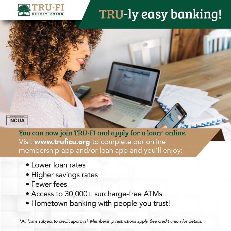 TRU FI’s online banking has everything you need. Join the credit union, apply for a loan, check your accounts and more. TRU FI has TRU-ly easy banking! Get started at truficu.org. TRUFICU #onlineapplication #memberbenefits #easybanking