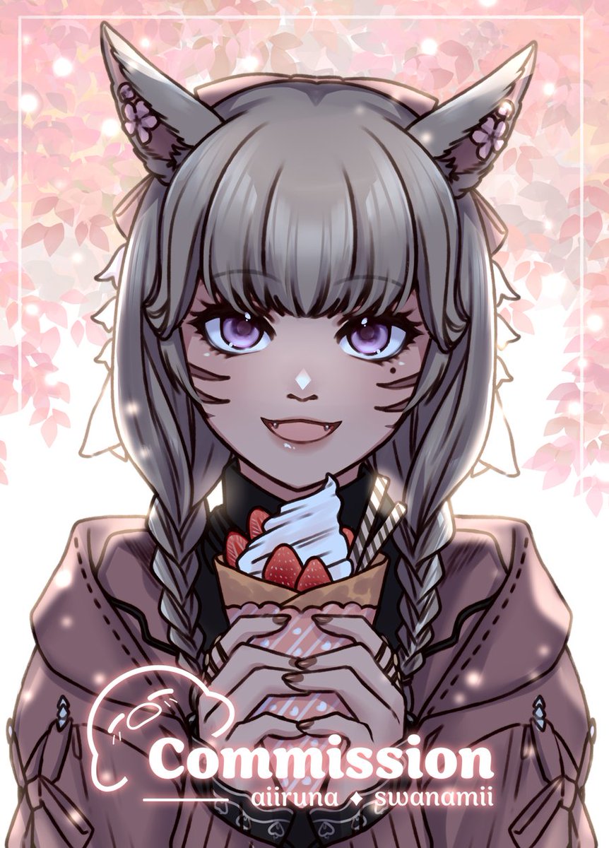 Swanamii's tweet image. Vgen commission for Lina! Thank you so much for being my very first Vgen client and letting me experience handling it! 😳  
#Vgen #namiicmsn