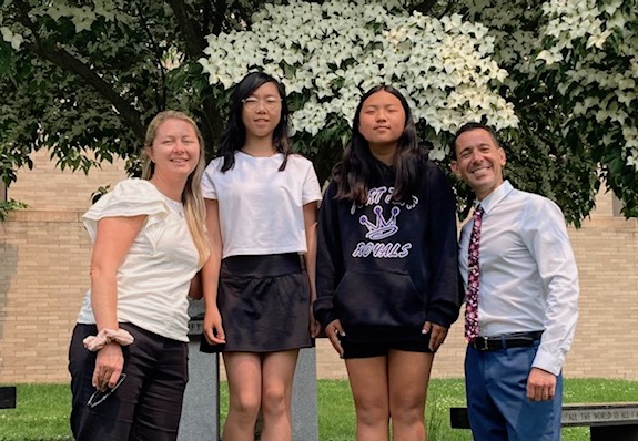 PJMS sixth grader Sebastian Salzman, seventh grader Jenny Cheung &amp; eighth grader Iris Park each won a $400 Private Summer Study Grant from the Long Island String Festival Association. The three each perform on cello &amp; work under the tutelage of Dr. Vanessa Salzman. #PortJeffProud