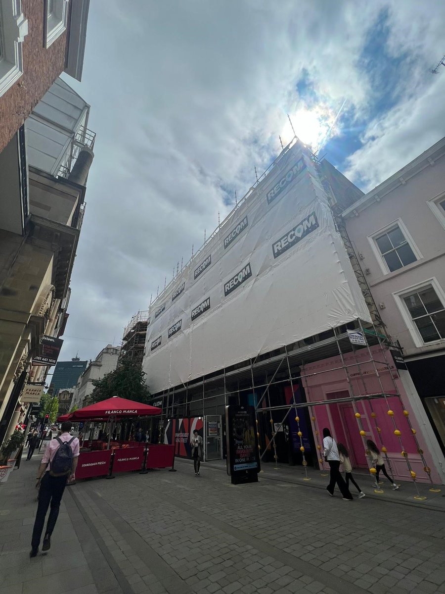 Great to see our branding up on King Street as the development of 24 one- and two-bedroom luxury apartments continue to take shape. The development will take place over four floors and has been designed in keeping with the building’s historical nature.