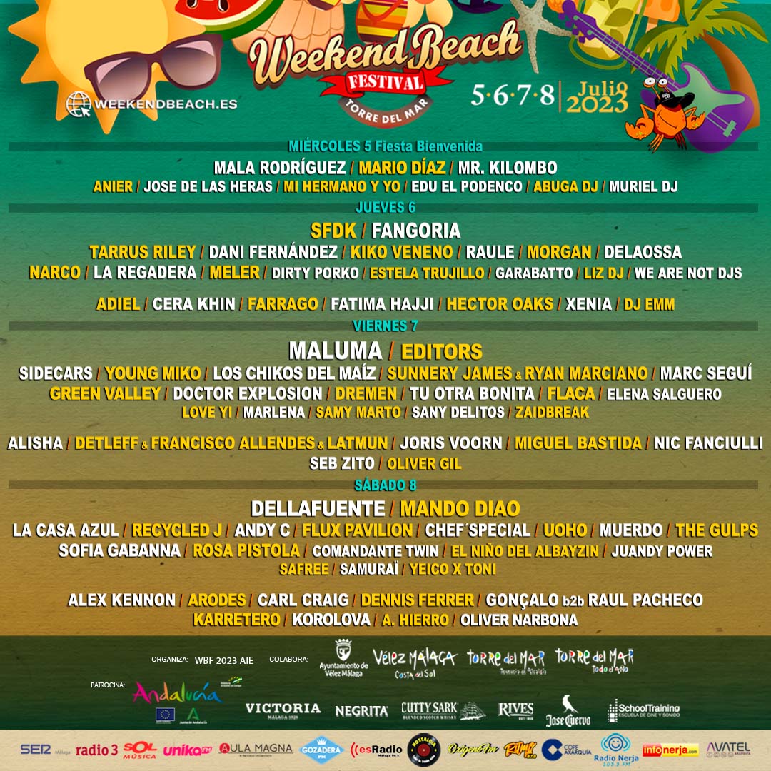 SolMusica's tweet image. ¡SORTEO! Solo por ser de #clubbin, el club de Sol Música,  podrás ganar un abono doble  para el Festival @weekendbeachfes 🎉

📲 Participa aquí: bit.ly/43Y1a3z