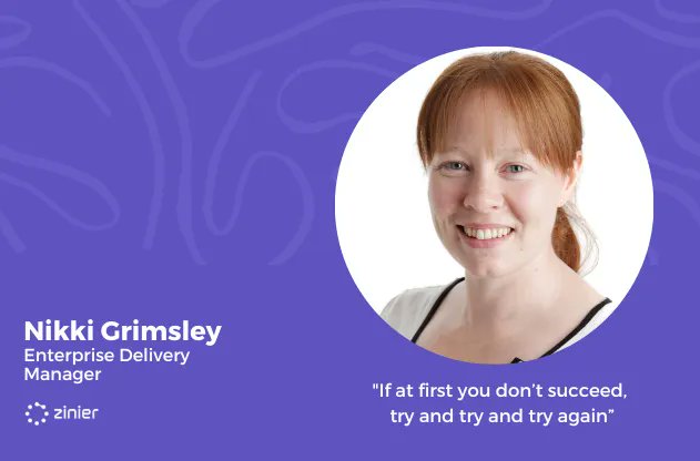 zinier's tweet photo. Welcome to our #Humans of #Zinier series and meet the #people building the new era of field service automation.
Please meet, Nikki Grimsley, Enterprise Delivery Manager at Zinier.
https://t.co/VKSb2IXDwc
#MeetTheTeam #ZinierTeam https://t.co/ZiaXUGJlXZ