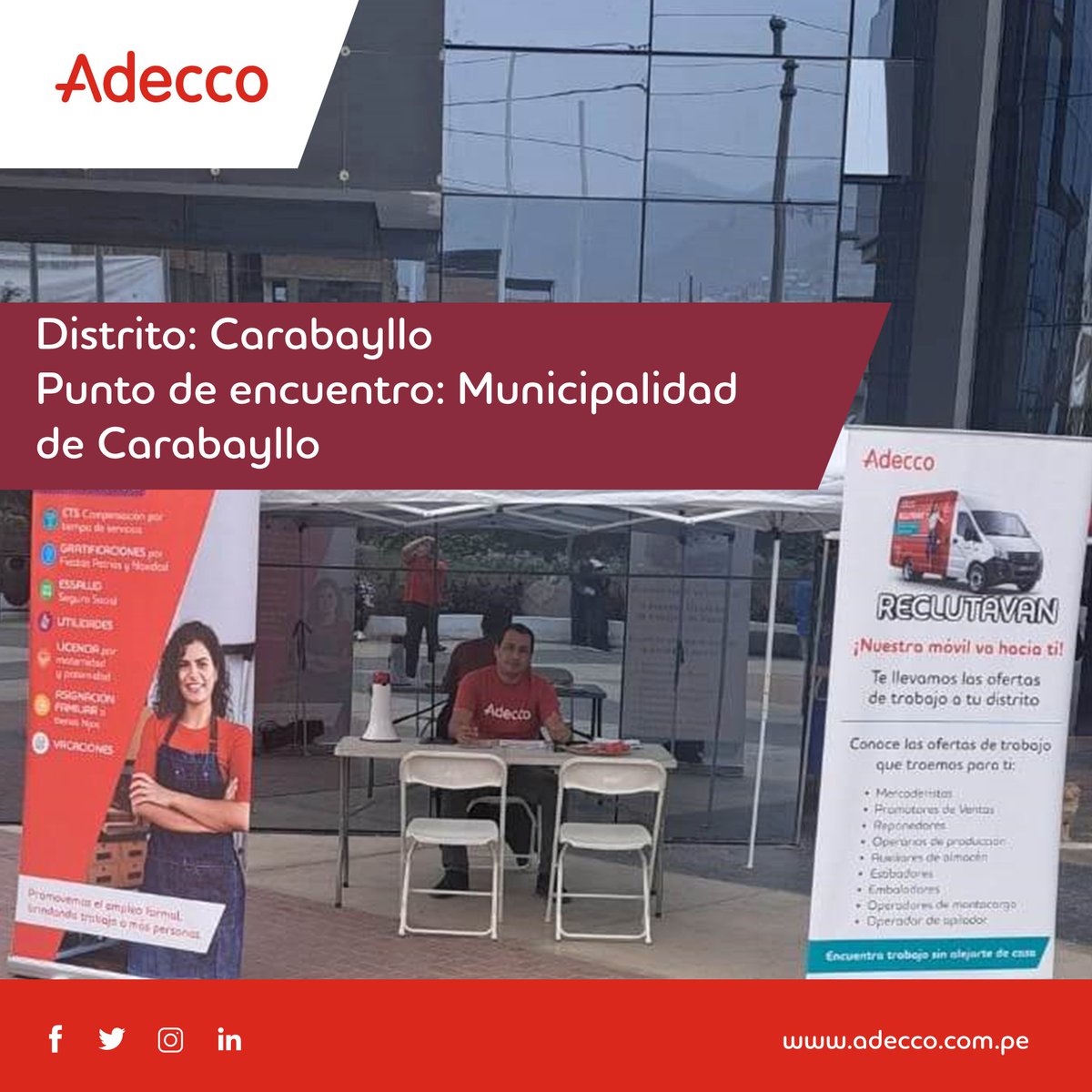 Adecco Perú tweet media