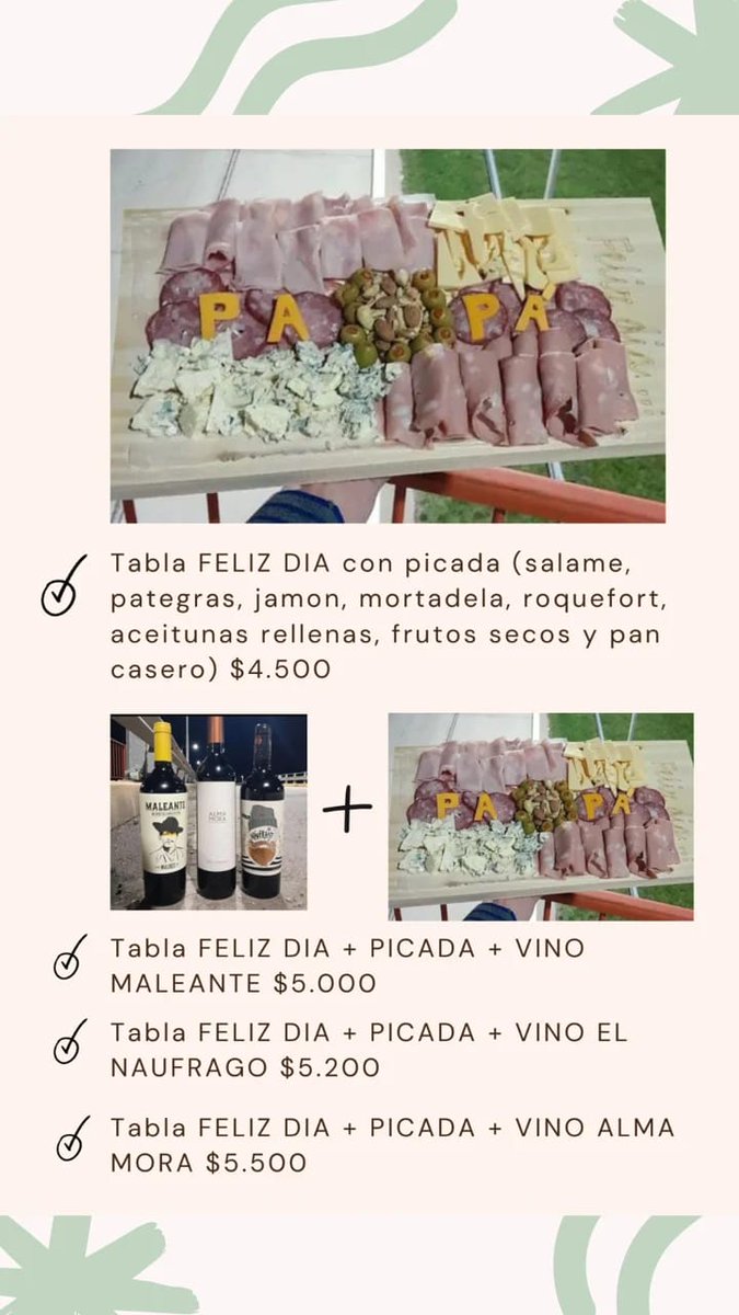 MigueHerrera073's tweet photo. Atencion Correa, Cañada y Carca ⚠️
Tenemos el regalo para papá 📢 
Tablas personalizadas y con picadas 

Contactos 3471579257 -  3413100955
Instagram: https://t.co/v7qYufHLjM
https://t.co/9jOANRd6Hg https://t.co/eZFjPAnUyZ