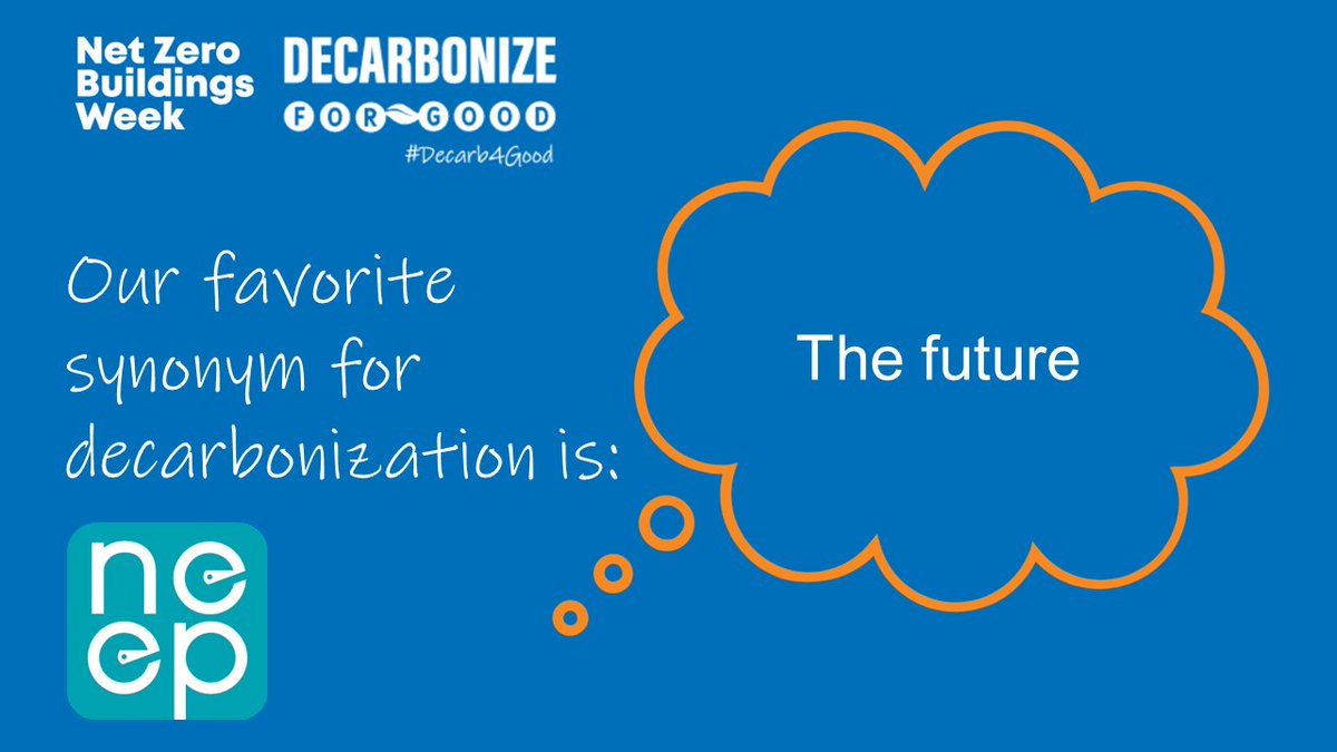 neepenergy's tweet photo. Decarbonization is equity. Decarbonization is the future.

Join us in participating in Net Zero Buildings Week, June 12 -16 as organizations around the globe share their net zero building resources, stories &amp; more. https://t.co/wC6xQaetJZ
#Decarb4Good @NewBldgsInst https://t.co/2eDJaT6UBr