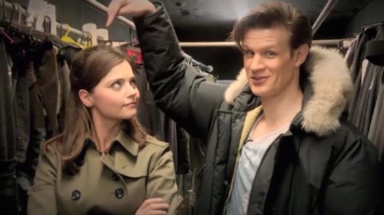 Her face towards him… they really have chemistry together.
#MattSmith #JennaColeman