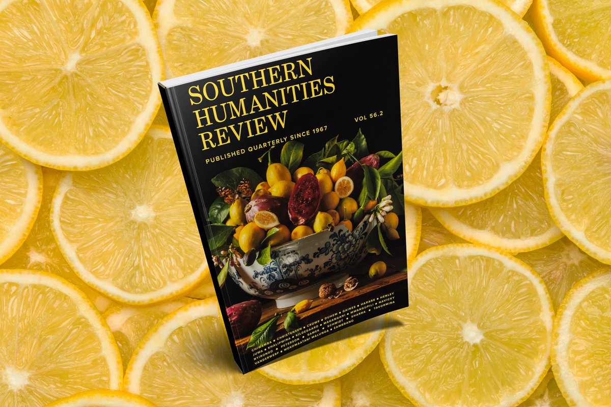 SouthernHReview's tweet photo. Our summer issue is out now! Issue 56.2 features poetry from @Ochiwamba1, Benedicto Wokomaatani Malunga, Mary Leauna Christensen, Melissa Crowe, Stephanie Yue Duhem, Tikumbuke H. Harare, Martin Chrispine Juwa, @MpinaWilliam, Athena Kildegaard, Raymundo Chifundo Magangani.... https://t.co/fxpRvOVmO4