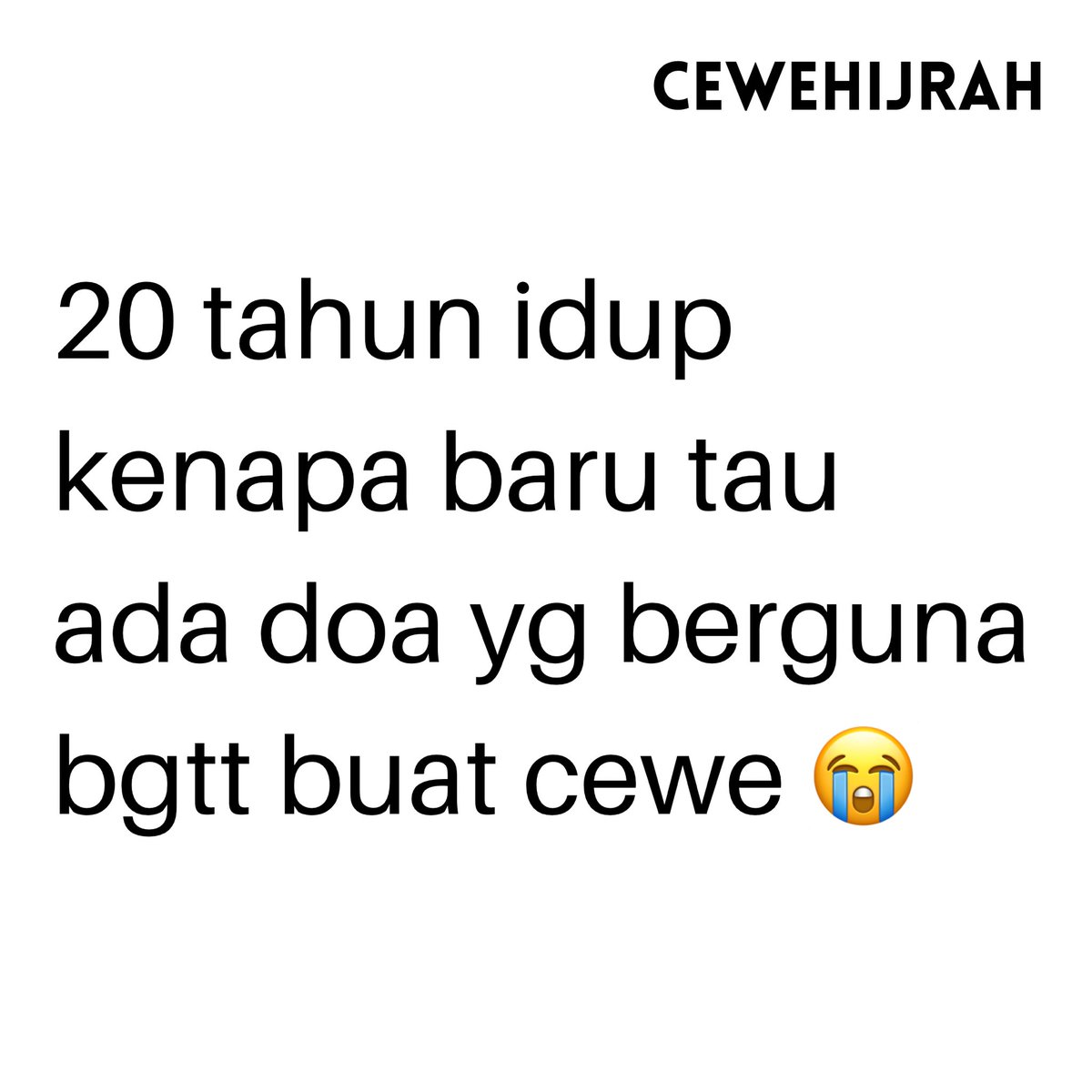 KUMPULAN DOA2 PENTING UNTUK CEWEK

A thread