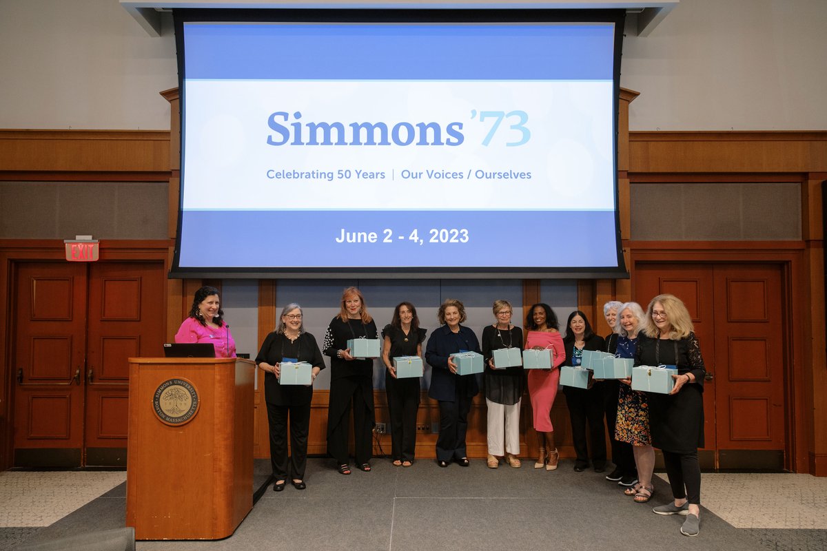 SimmonsUniv's tweet photo. Some highlights from the Class of 1973’s 50th reunion weekend! #simmonsuniversity #MySimmons #Classof1973
Photos by Adriana Arguijo Gutierrez ‘23 (@arguijo_adriana) https://t.co/OLgI7sStna
