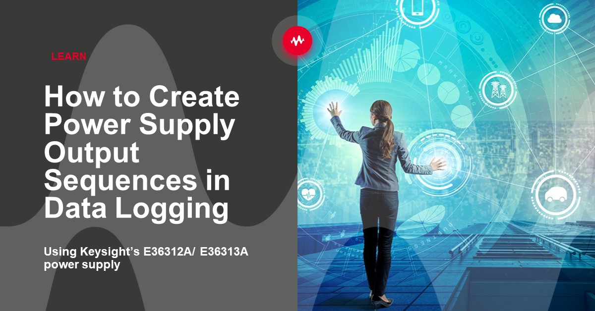 Keysight's tweet image. Discover the key to effortless power supply and read our latest blog post to learn how to create seamless power supply output sequences for optimal device performance and simplified operation. ow.ly/7vuN50OJpQt #powersupplyoutput #datalogging #sequencing