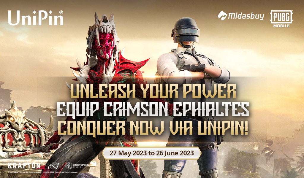 Miliki kekuatan tak terduga dari Crimson Ephialtes legendaris dari PUBG Mobile! ⚔️🔴 Dominasi pertempuran dengan helm, parachute, emote dan item terbaru lainnya! Top up Unknown Cash di Midasbuy dengan UniPin sekarang!
midasbuy.com/unipin/id/buy/…
#CrimsonEphialtes #PUBGMobile #UniPin