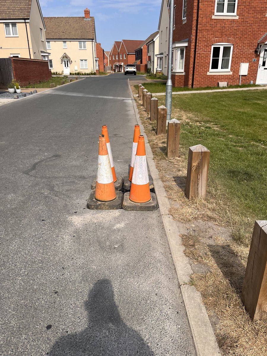 GDWhitelock's tweet photo. @PH_Contact @PersimmonHomes 

Over two weeks since your contractors decided that the gullies in front of the homes on Clover drive at the Copperfield Place estate in Chelmsford needed changing. Dug up and changed with no explanation or warning. 
Still waiting for the work to.... https://t.co/ohsJ4fhfib