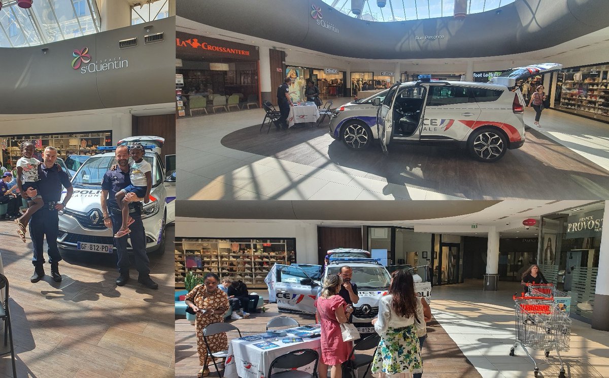PoliceNat78990's tweet photo. Les référents prévention d'Elancourt animent un café police à l'espace Saint Quentin à Montigny-le-Bretonneux. 
- 70 personnes rencontrées. 
- présentation du métier de policier, des risques, du regard des citoyens sur l'action policière et des concours pour devenir policier! https://t.co/DZzVCk7eVZ