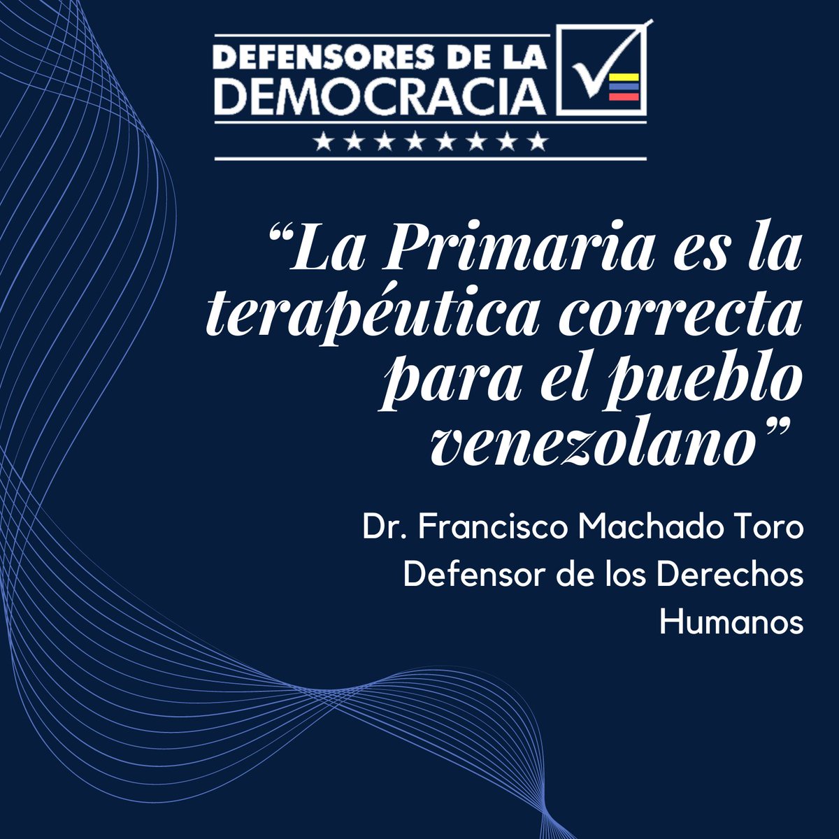 DxDVenezuela's tweet photo. Frase destacada en el taller Los Jóvenes, Como Podemos Ayudar en la Primaria para el rescate de la democracia de Venezuela #DefensoresDeLaDemocracia #DefiendeLaDemocracia #EleccionesLibresJustasYVerficables https://t.co/izKDGGatr5
