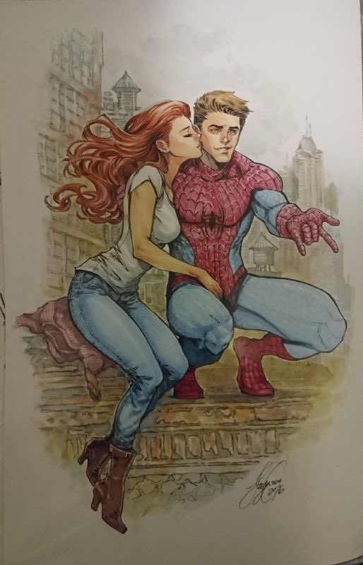 𝙒𝙃𝙀𝙍𝙀’𝙎 𝙃𝙀𝙍 𝙃𝘼𝙉𝘿 𝙍𝙀𝘼𝘾𝙃𝙄𝙉𝙂, 𝙏𝙃𝙊𝙐𝙂𝙃?! 👀

#SpiderMan #PeterParker #MaryJaneWatson 

Art by Siya Oum comicartfans.com/searchresult.a…