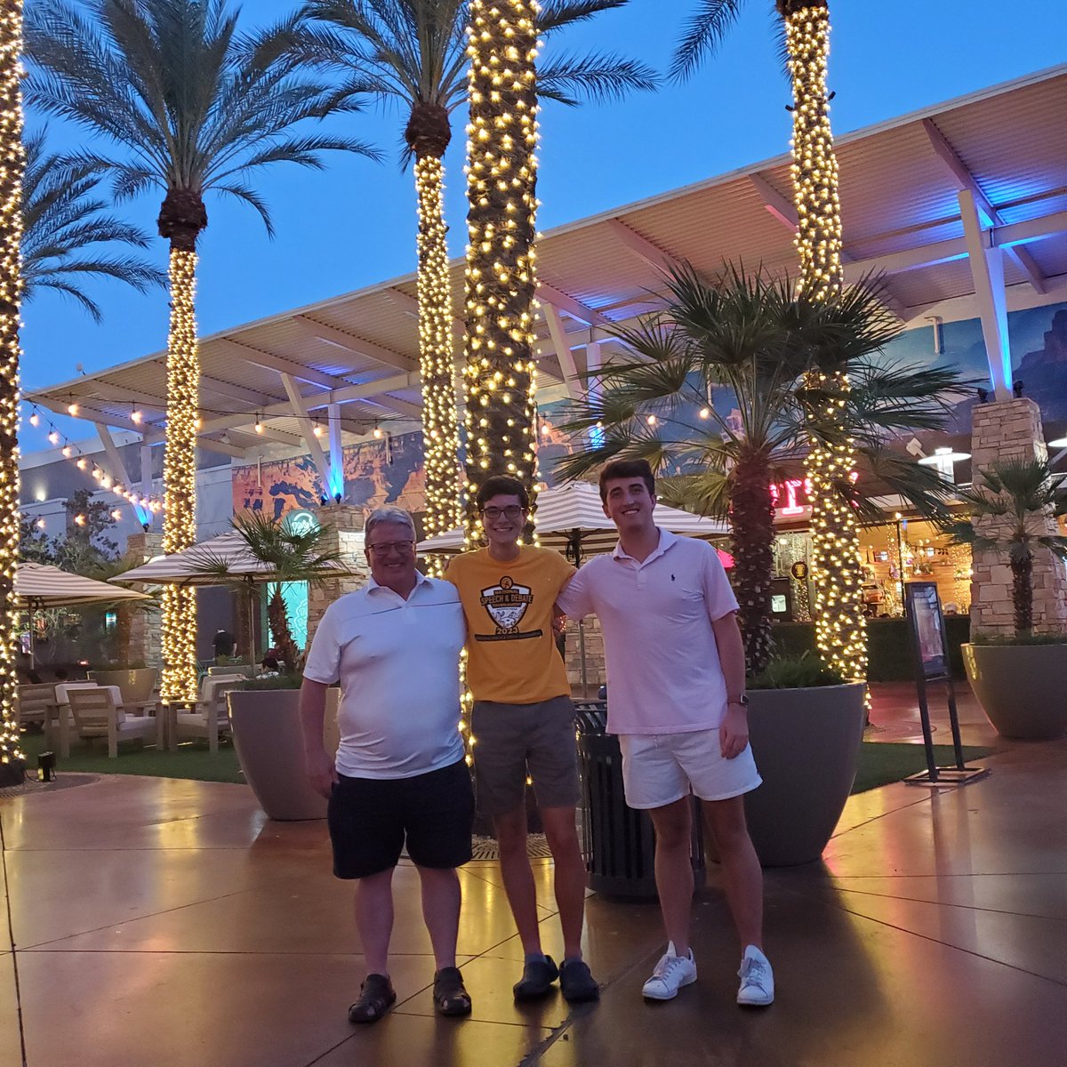 The competition begins today! Nice dinner last night with speech and debate friends from Louisville,and our friend Max from Solon is riding with us again this year to and from the venues. So thankful for our coaches. Go Jordan! <a href="/AHSpeechDebate/">AHS/AMSSpeech&Debate</a>