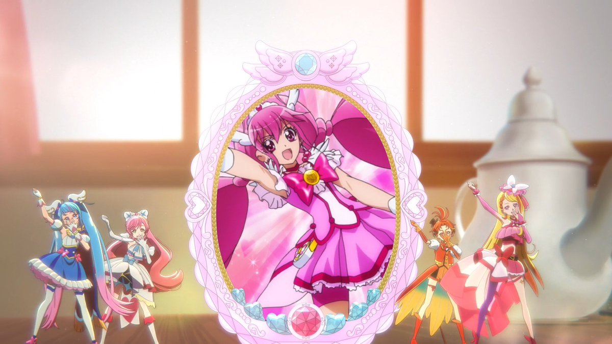 winxclubpretty's tweet photo. Cure Happy's pose is shown in the Mirror Pad
#Precure #PrettyCure #2023 #Precure2023 #PrettyCure2023 #HirogaruSkyPrecure #Pink #HirogaruSkyPrettyCure #HirogaruSky #CureHappy  #HoshizoraMiyuki #PinkCure #Cure #SmilePrecure #SmilePrettyCure #Smile #Happy #Ending #PrecureEnding https://t.co/I8MqdtGdPG