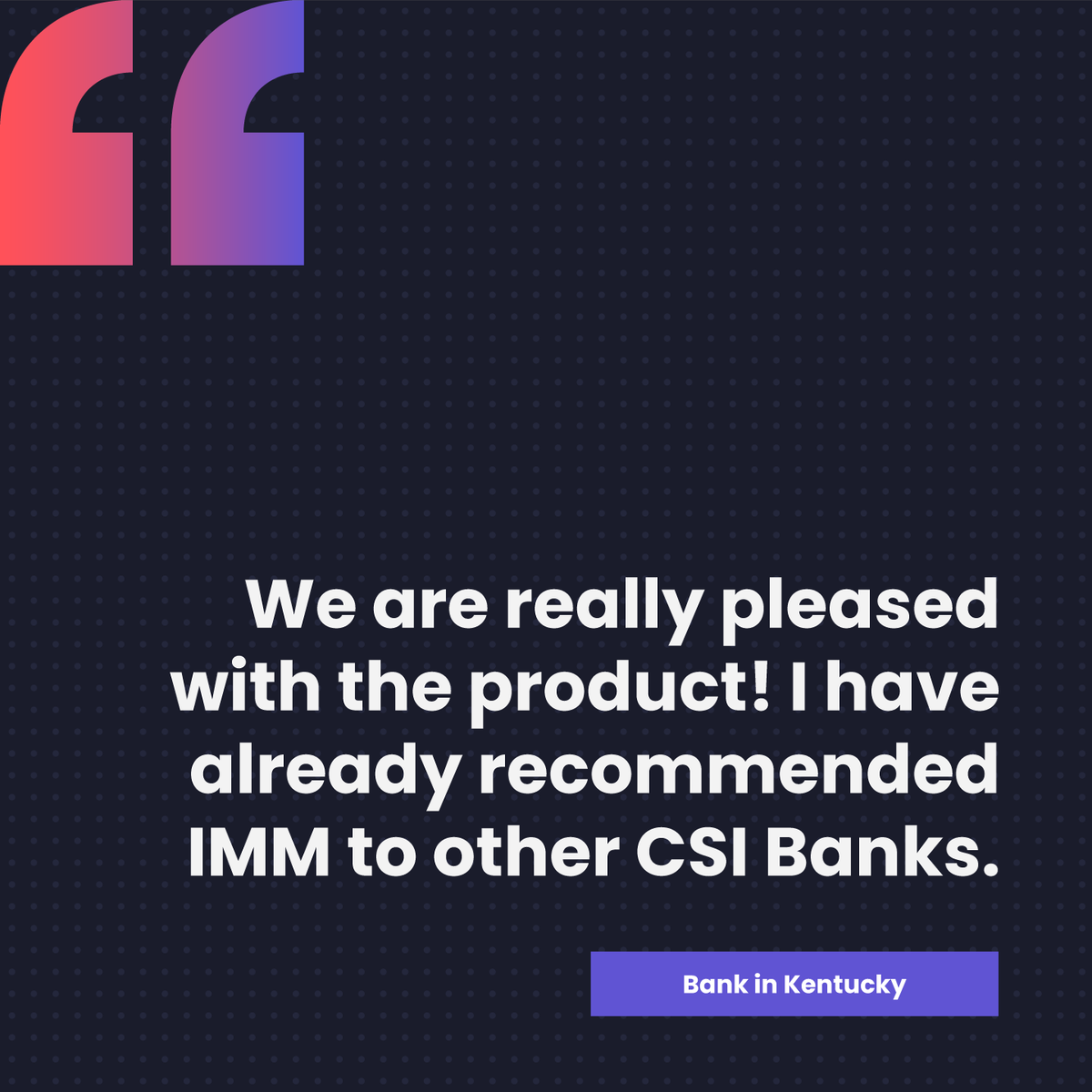 IMMeSign's tweet photo. We’re always thrilled to hear great things about our technology 🎉. Our goal is to enhance consumer experiences across banks and credit unions. Schedule a demo to see our industry-leading solutions in action! https://t.co/jsH5klFm3E https://t.co/ucQ8B3BQ9q