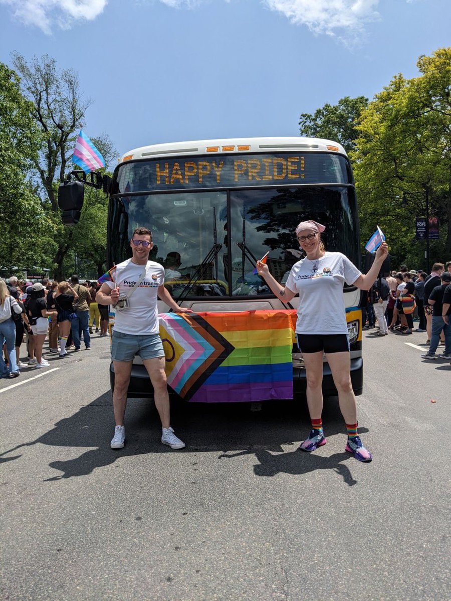 Thrilled and proud to see some of the Capital Transformation team representing the <a href="/MBTA/">MBTA</a> during this past weekend's <a href="/BP4TP/">Boston Pride For The People</a> #Pride Parade! I'm fortunate for have such an amazing team where everyone is welcome to be their most authentic selves! #MBTA