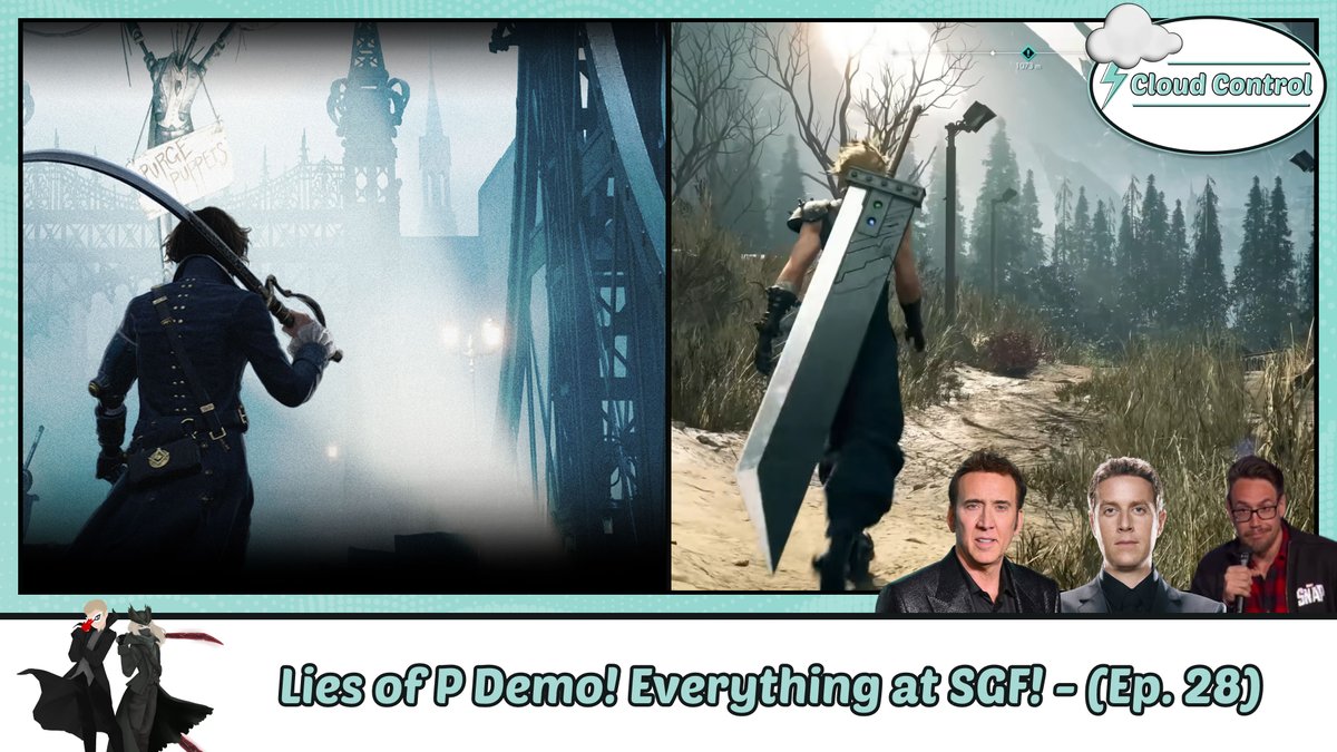 CloudControlPod's tweet image. We played the Lies of P demo!

Let's chat about it, and Summer Game Fest.

Audio: podcasters.spotify.com/pod/show/cloud…
Video: youtu.be/YAonIFOmal8

#LiesofP #LiesofPDemo #SummerGameFest #SGF2023 #XboxShowcase #Xbox #GamePass #PlayStation #Nintendo