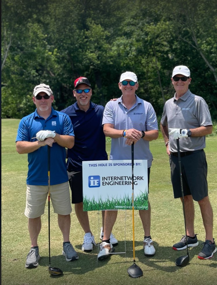 Eleveo Sales Director Brent Burns lends his golf skills to the #Internetwork Engineering team at the annual Tennessee Healthcare Information and Management Systems Society golf outing. Thank you, IE, for a great partnership!

#wfo #cloudcontactcenter #himss