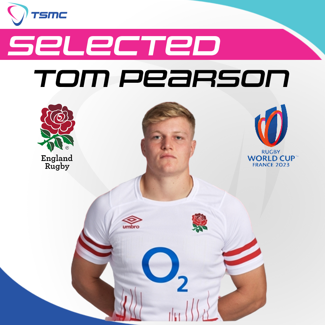 Selected! 🏴󠁧󠁢󠁥󠁮󠁧󠁿
Congratulations to our 'Sensational Backrower', #Tom Pearson who's been selected in @EnglandRugby's 28 player training squad for their first @rugbyworldcup preparation camp. Best of luck Tom and well deserved!
#TomPearson #EnglandRugby #rugbyworldcup #france2023