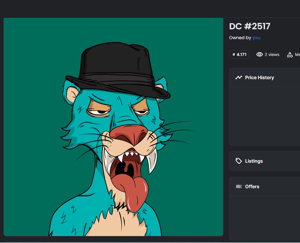 Thank you <a href="/KongClubNFT/">KongClub</a> for the Prize i won in the Last Rumble !